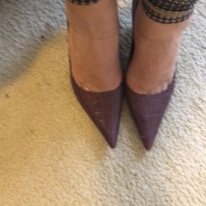 Nine West purple pumps 2.5 inch heel